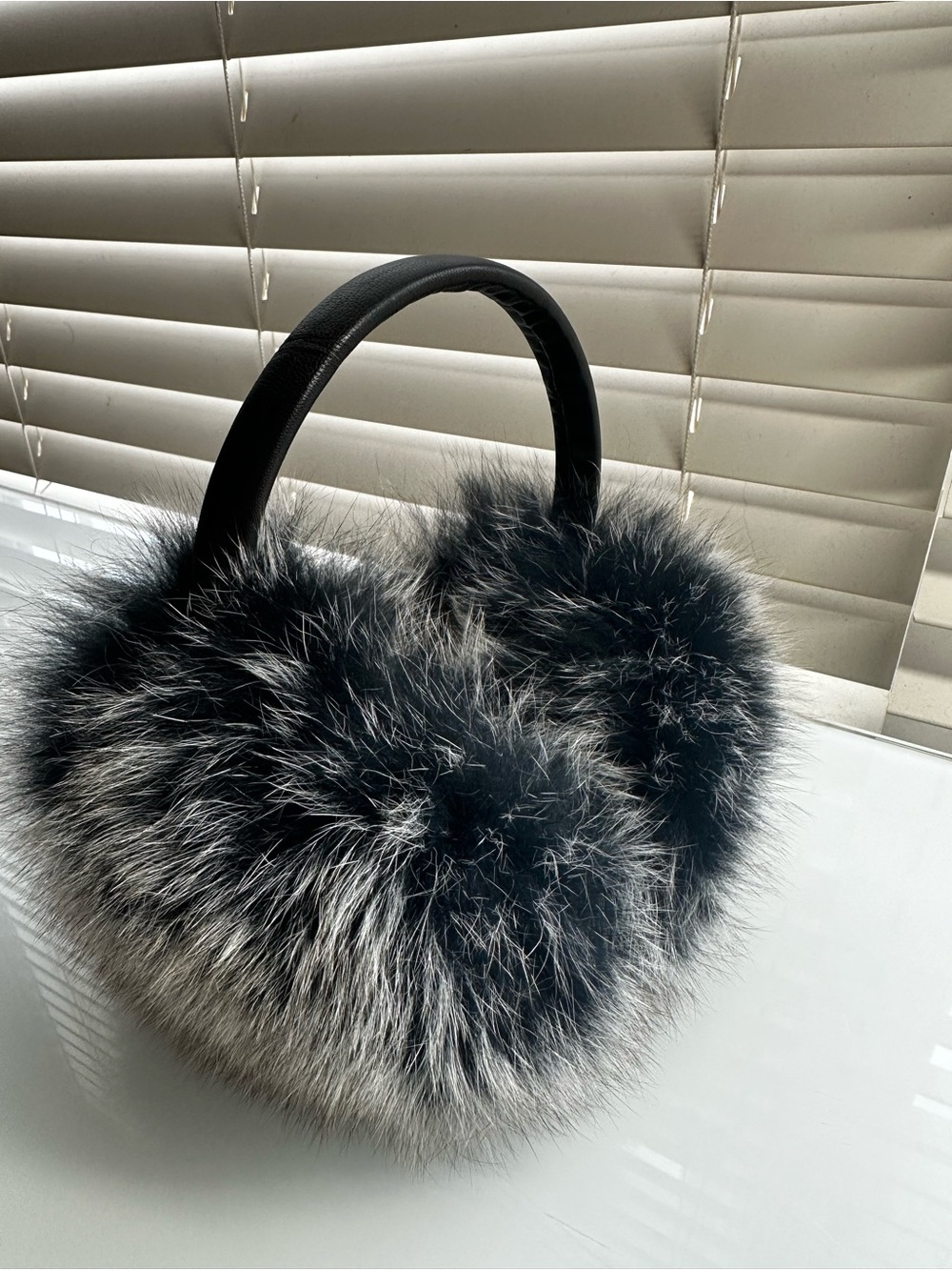Real Fox Fur Earmuffs
